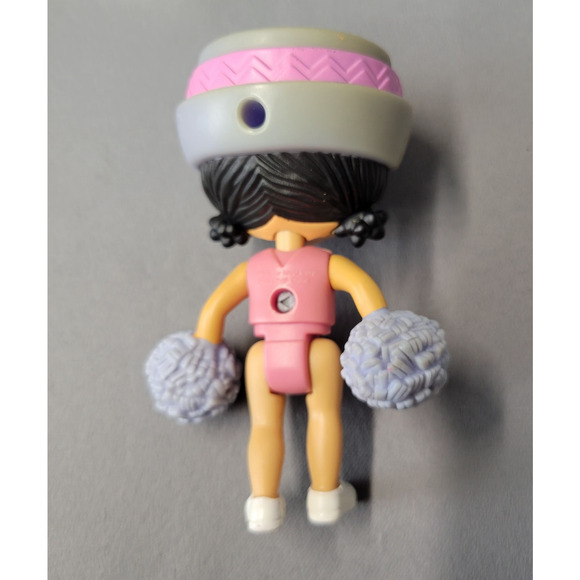 McDonald's Strawberry Ginger Snap Cheerleader Doll Poseable Toy 4" Tall - Picture 10 of 11